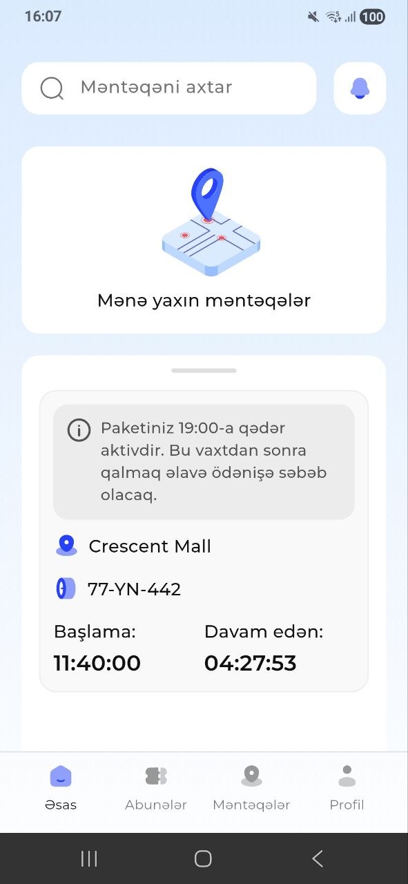 ParkHub App Screenshot
